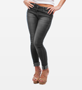 Skinny Fit Mid-Rise Jeans